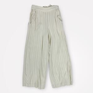 Wilfred Faun High-Waisted Wide-Leg Ankle Pants Size XS